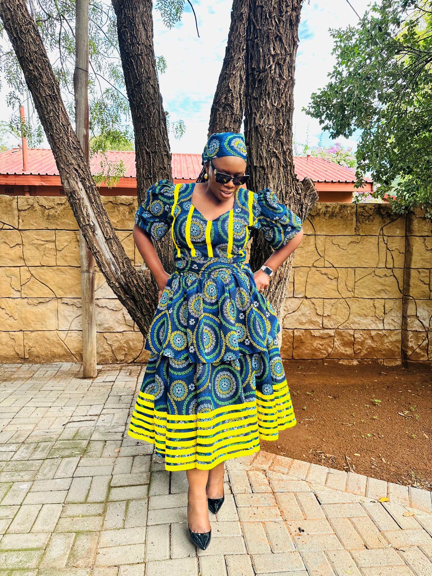 Makoti dress ( Yellow)