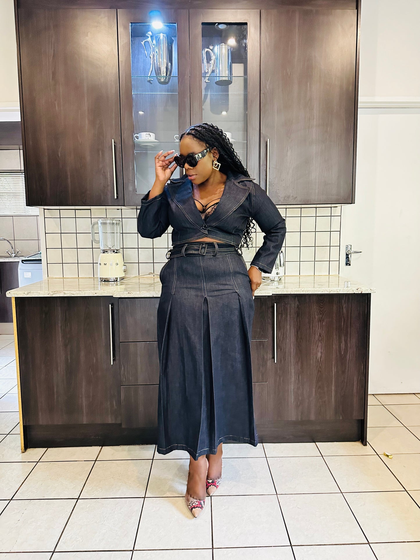Tee Denim set