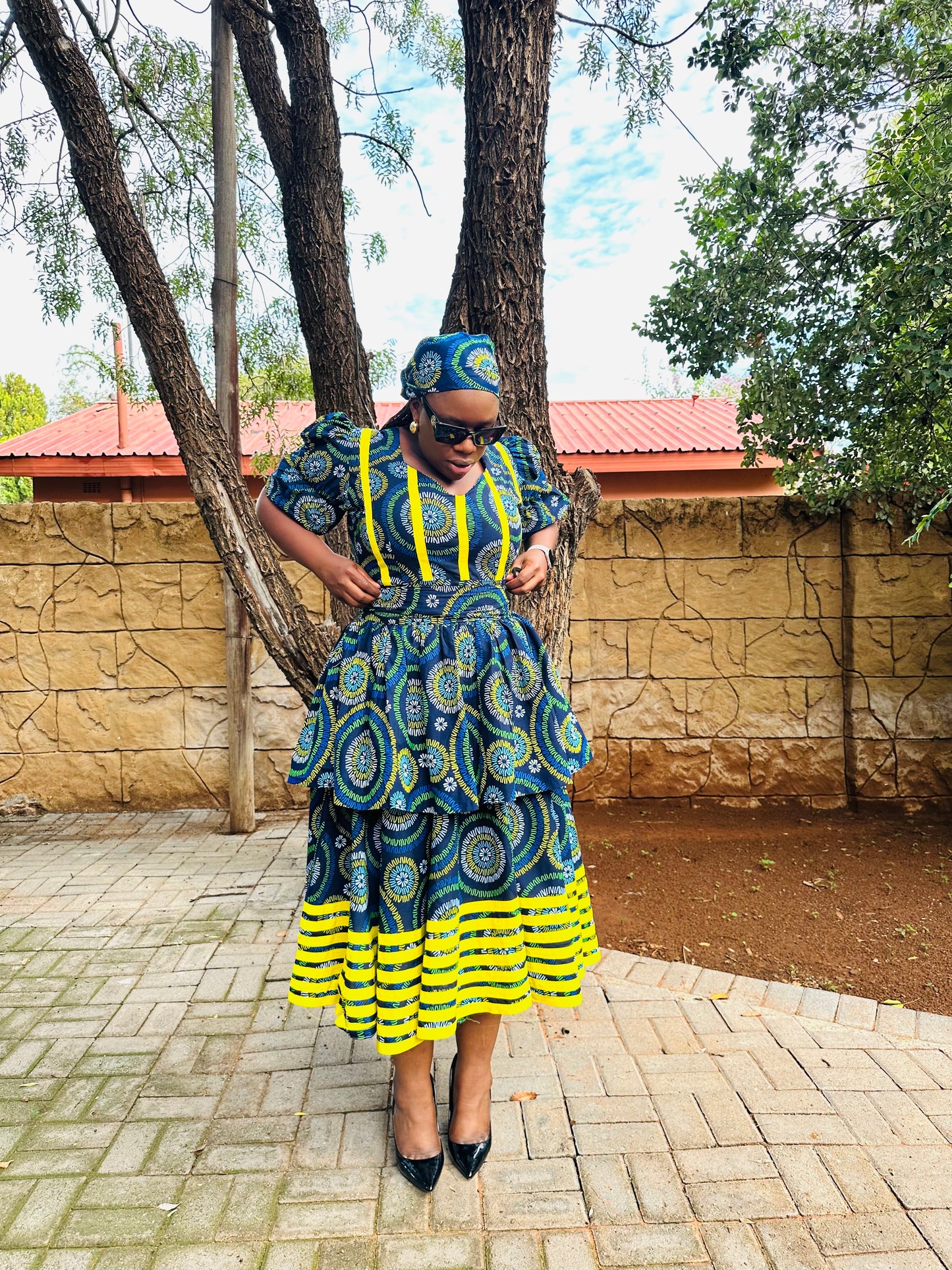 Makoti dress ( Yellow)