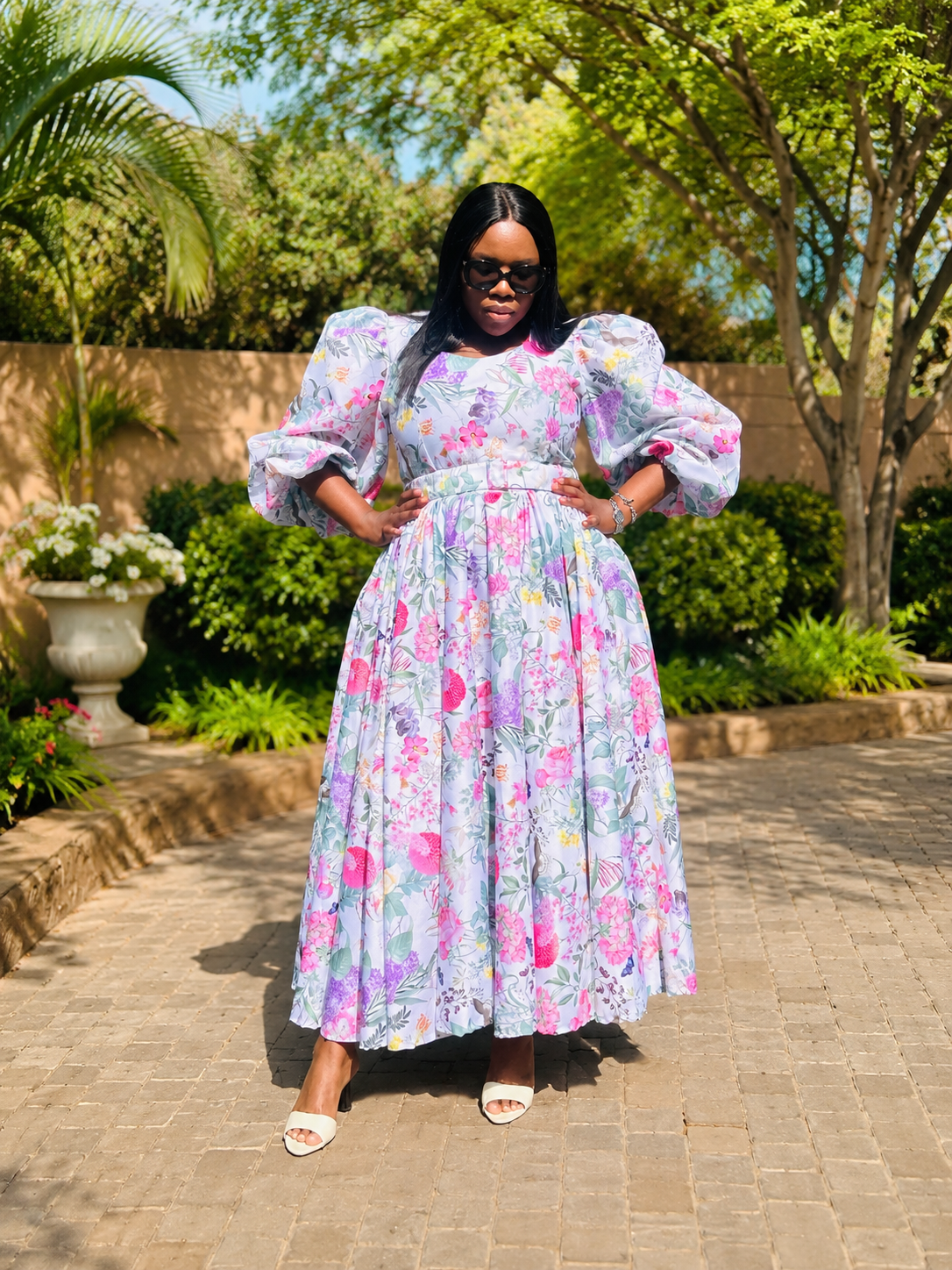 Nokwazi floral dress