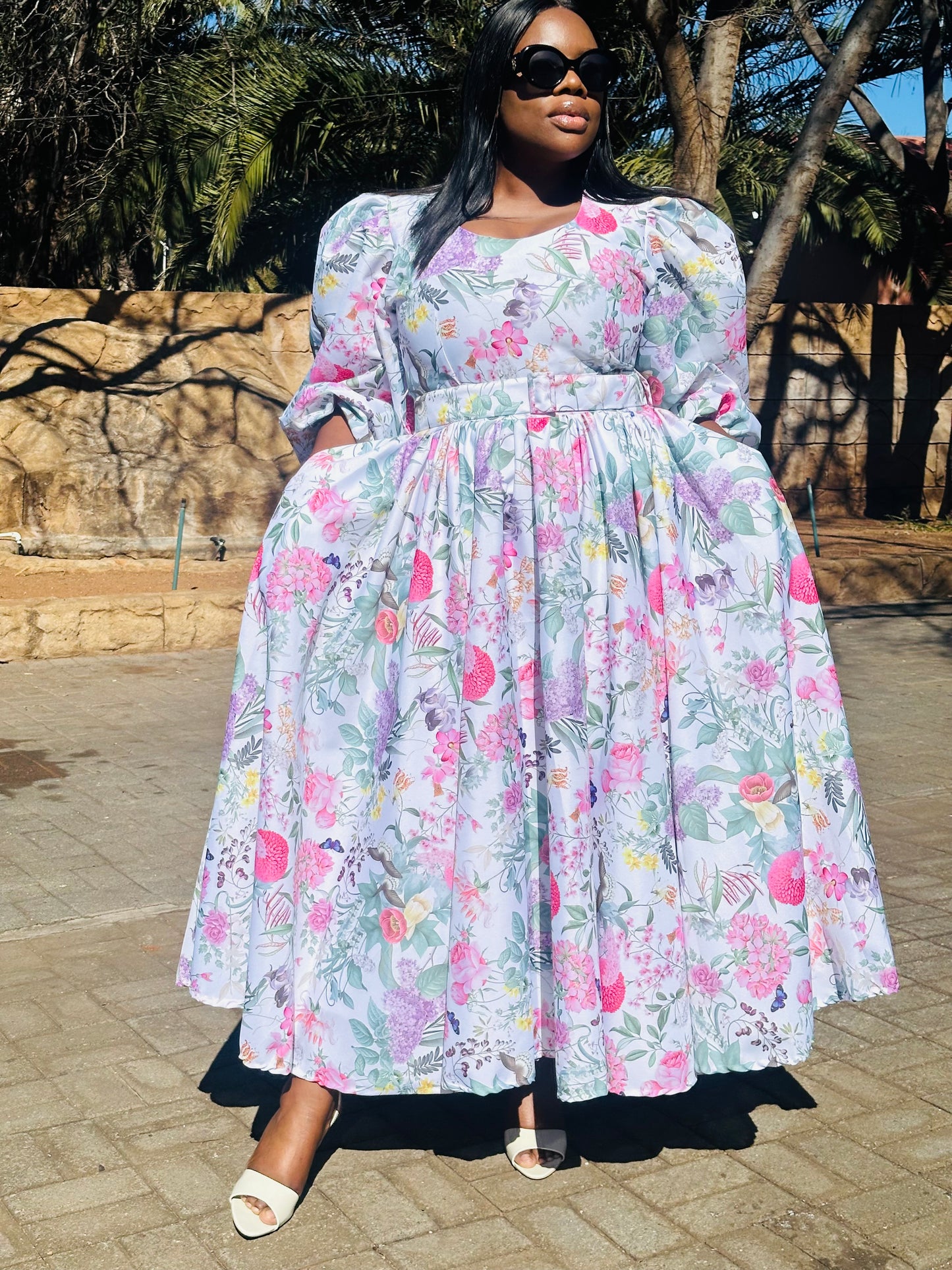 Nokwazi floral dress