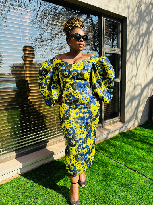 Brocade Tumi dress