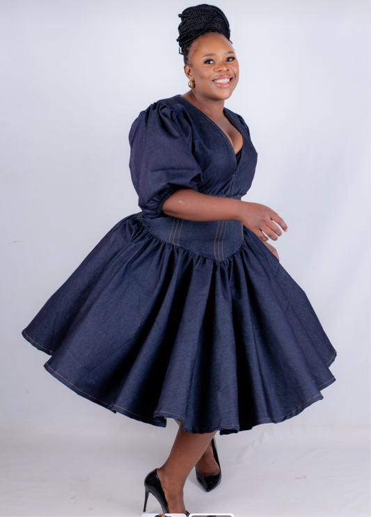 Nokwazi Denim dress