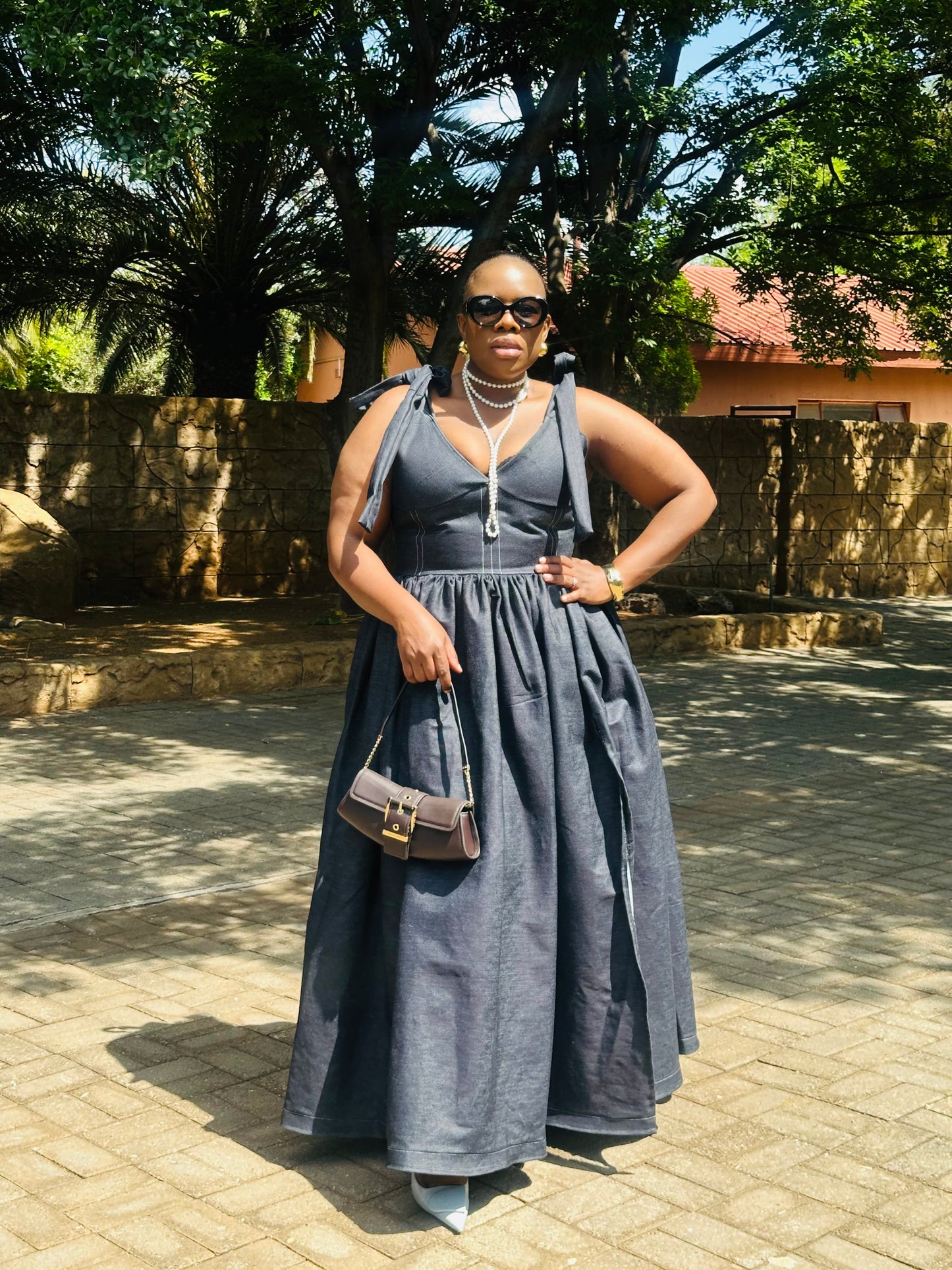 Lwandy Maxi denim dress