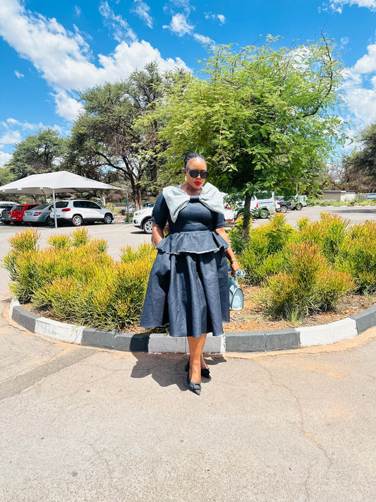 Denim tee dress